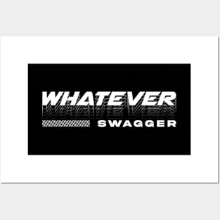 whatever typography quote Posters and Art